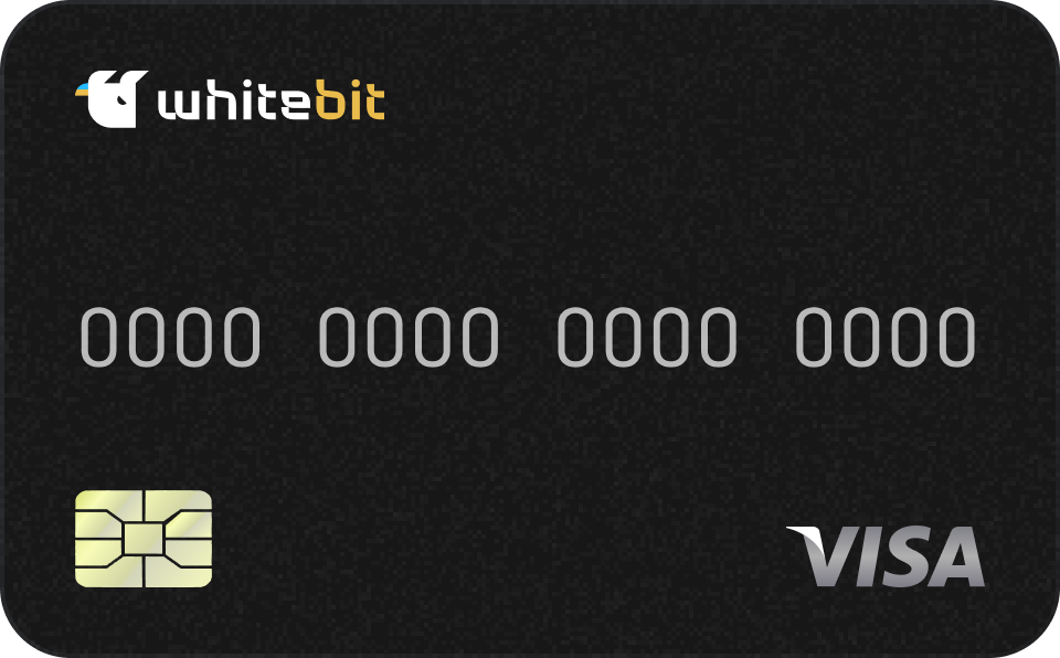 Pay anywhere with WhiteBIT Card